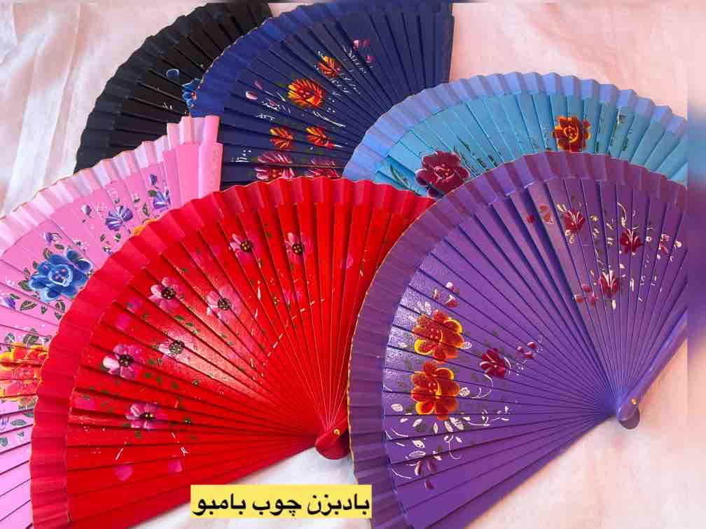 بادبزن چوب بامبو